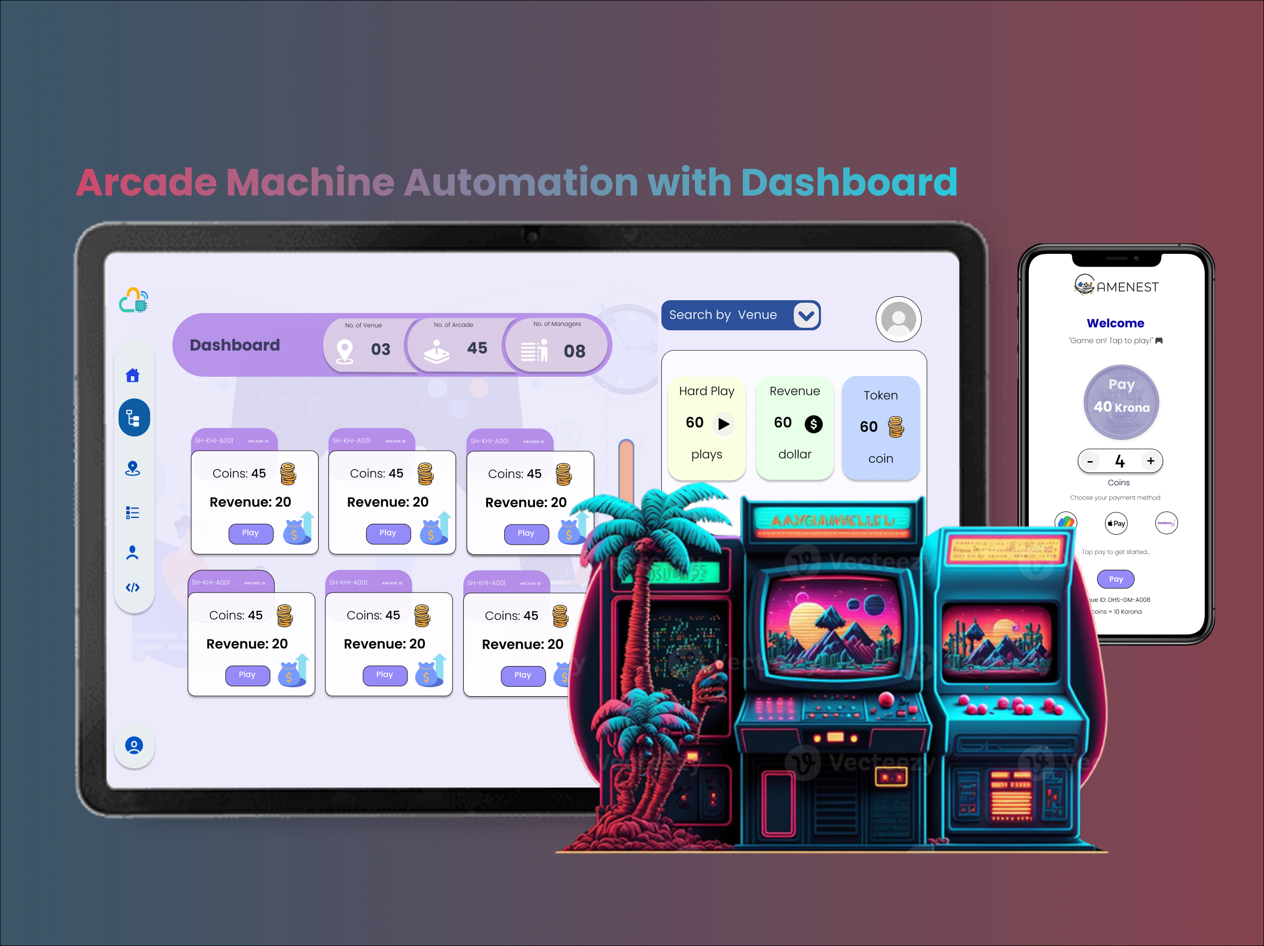 Gamenest - IoT Arcade Automation